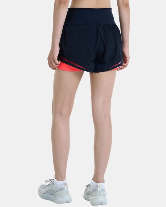 Women's UA Run Everywhere Shorts in Black image number 1